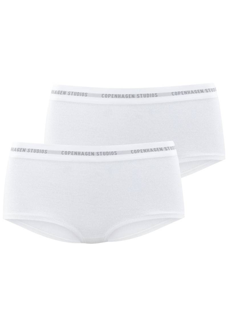 Copenhagen Studios Panty »mit softem Logobund«, (2er-Pack), aus gerippter Bio-Baumwollqualität von Copenhagen Studios