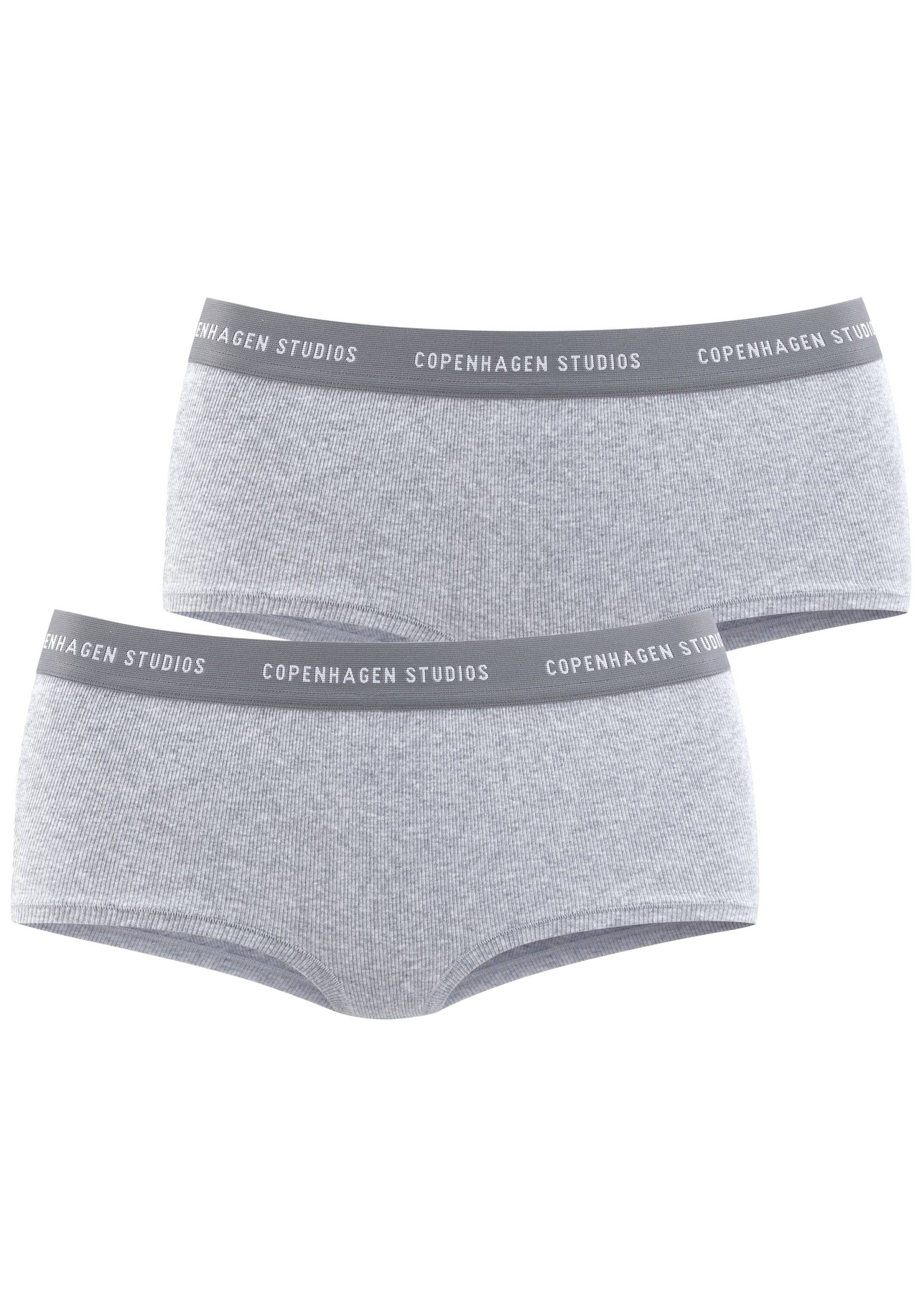 Copenhagen Studios Panty »mit softem Logobund«, (2er-Pack), aus gerippter Bio-Baumwollqualität von Copenhagen Studios