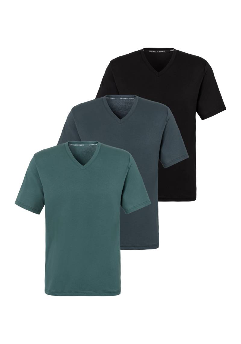 Copenhagen Studios T-Shirt, (3er-Pack), Unterziehshirt aus hochwertiger Bio-Baumwolle von Copenhagen Studios