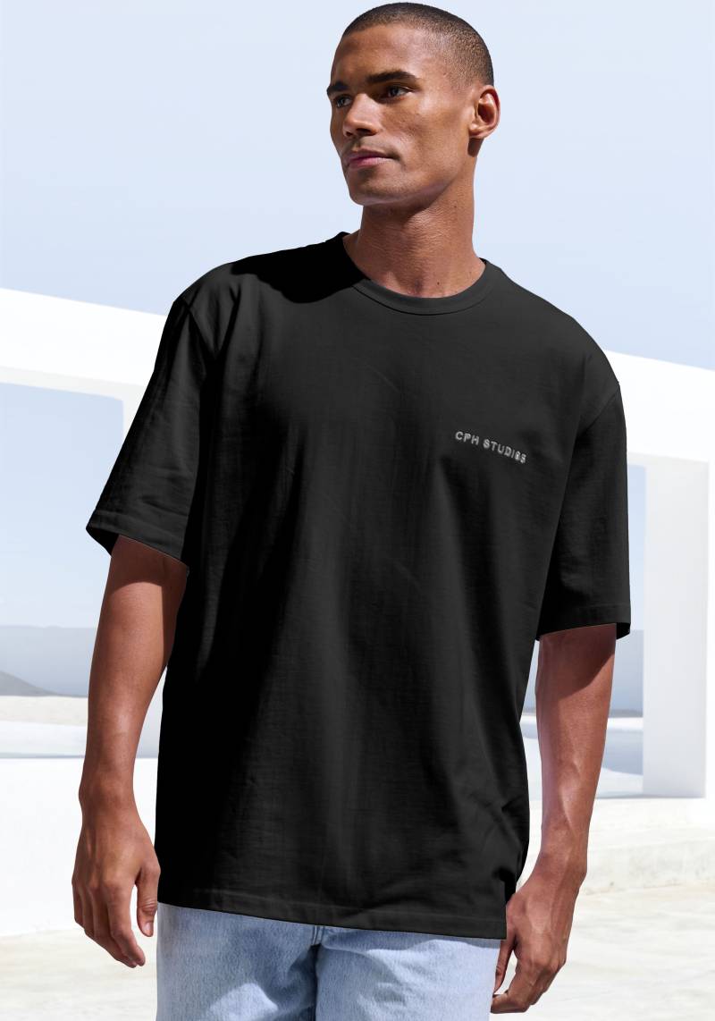 Copenhagen Studios T-Shirt »mit hochwertiger Logostickerei«, Loose-fit, Oversize-Shirt aus heavy Bio-Baumwoll-Qualität von Copenhagen Studios