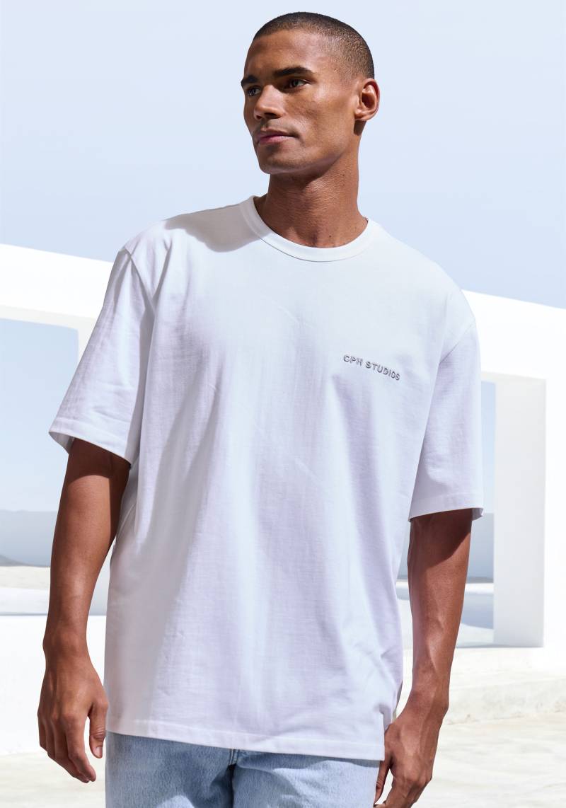 Copenhagen Studios T-Shirt »mit hochwertiger Logostickerei«, Loose-fit, Oversize-Shirt aus heavy Bio-Baumwoll-Qualität von Copenhagen Studios