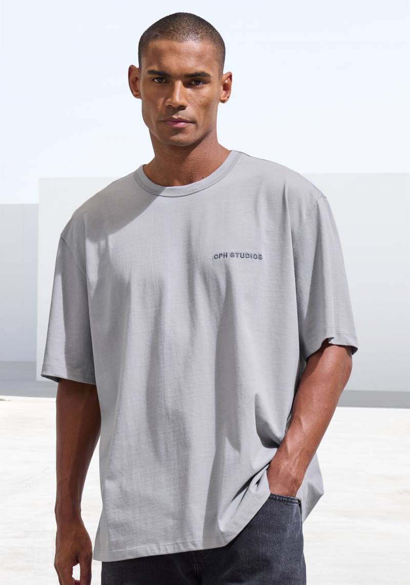Copenhagen Studios T-Shirt »mit hochwertiger Logostickerei«, Loose-fit, Oversize-Shirt aus heavy Bio-Baumwoll-Qualität von Copenhagen Studios