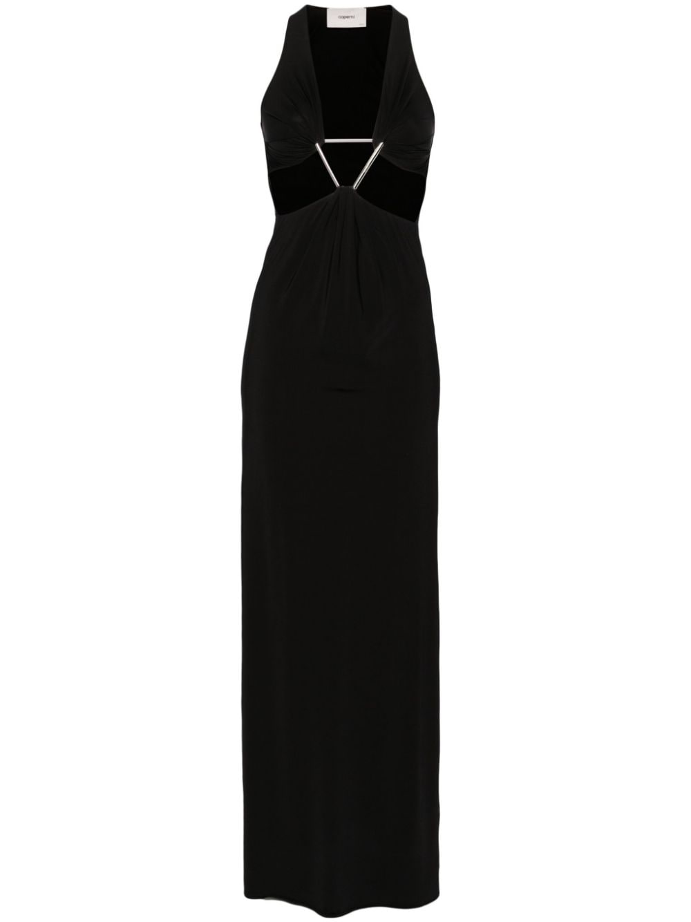 Coperni Cut-out Triangle maxi dress - Black von Coperni