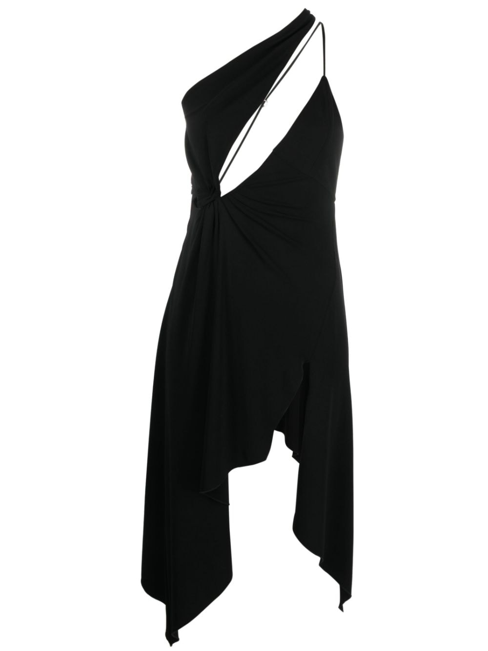 Coperni asymmetric cut-out dress - Black von Coperni