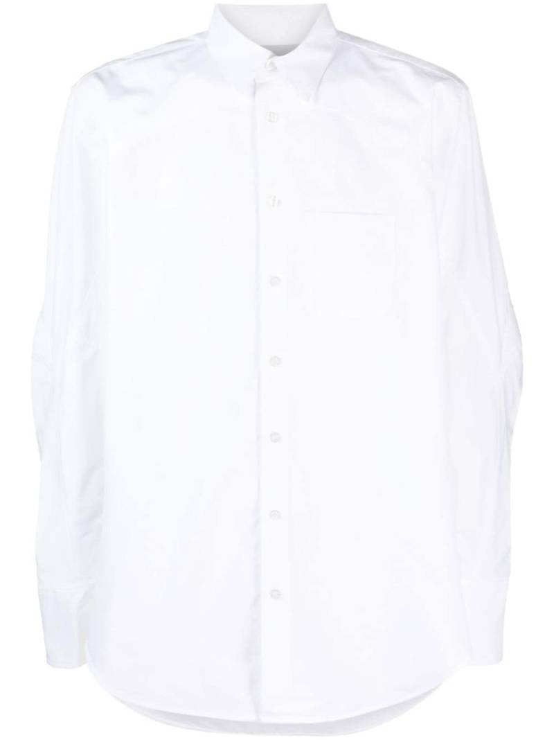 Coperni chest-pocket cotton shirt - White von Coperni