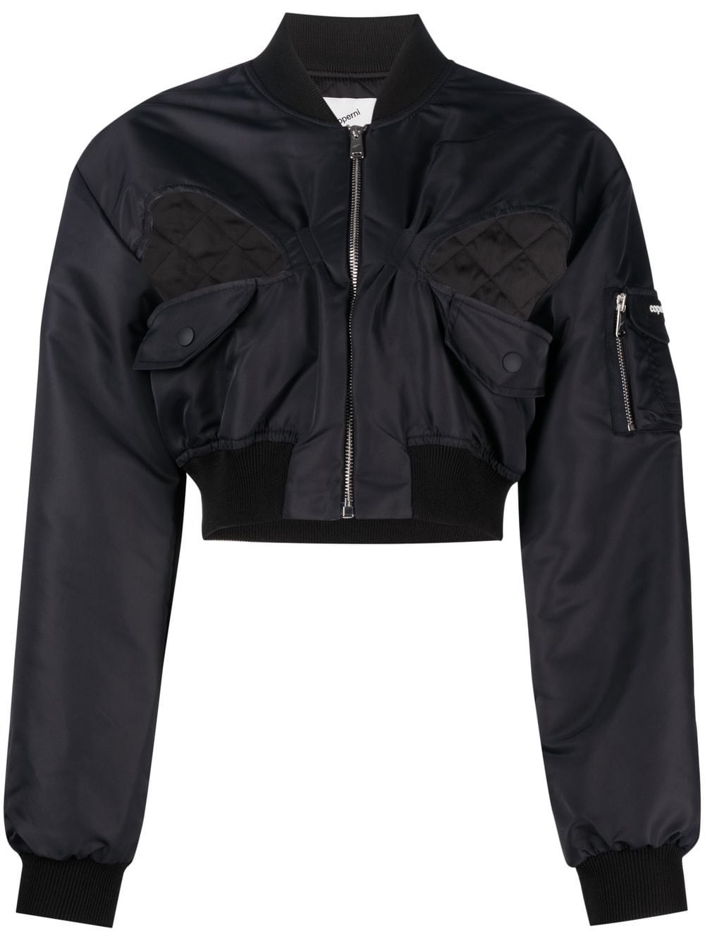 Coperni cropped bomber jacket - Black von Coperni