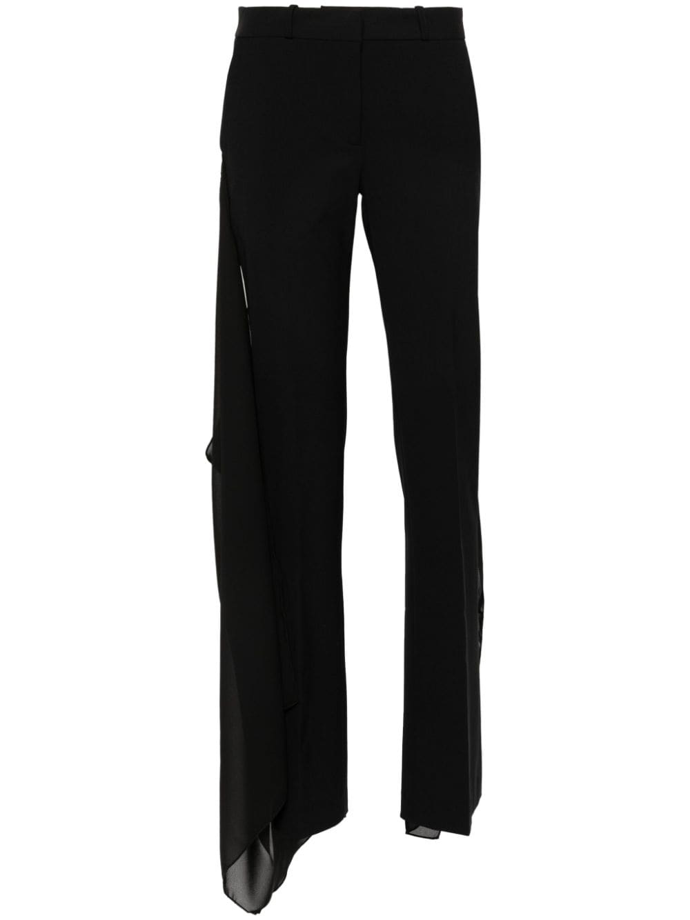 Coperni draped-detail tailored trousers - Black von Coperni