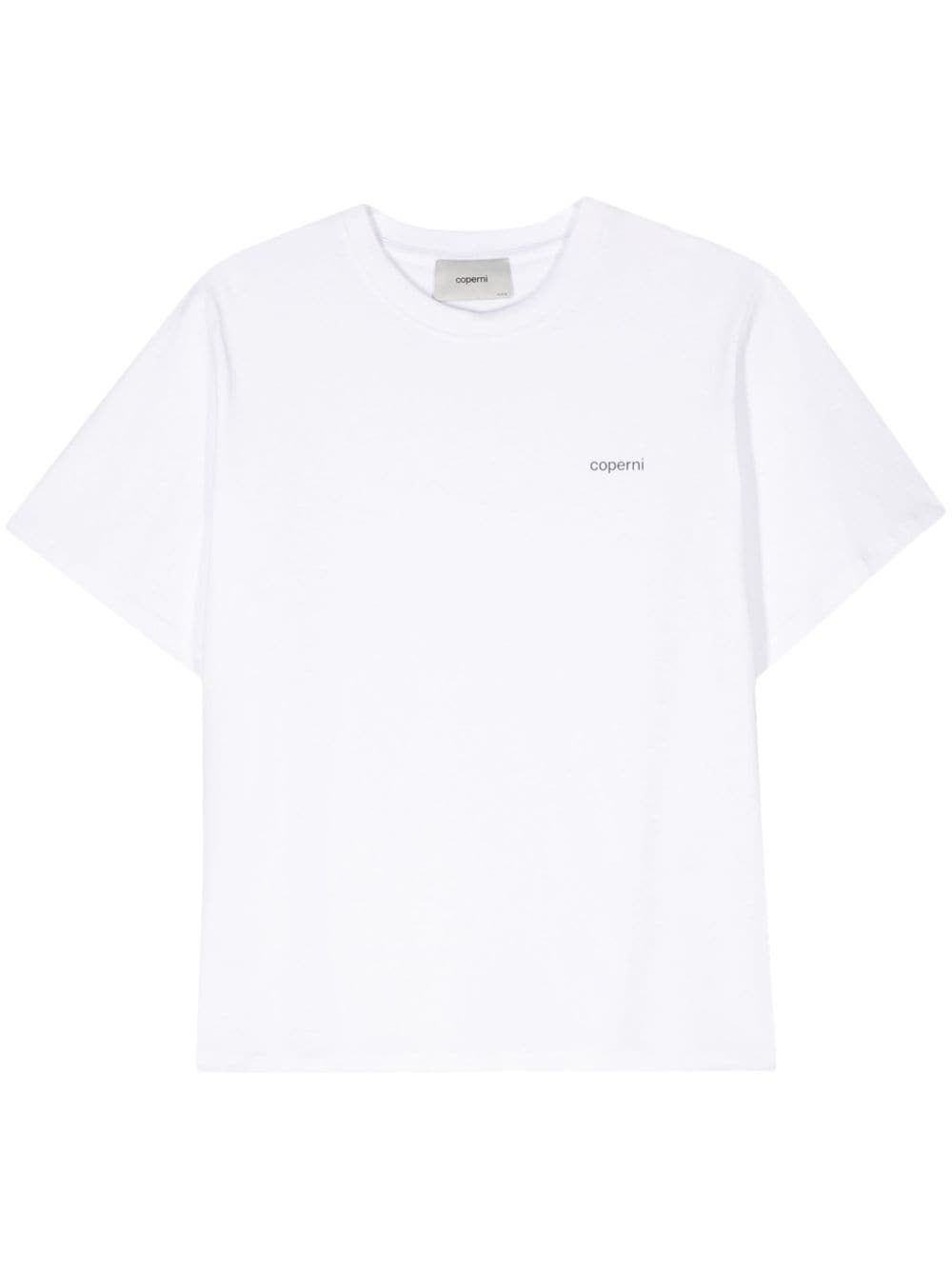 Coperni logo-print cotton T-shirt - White von Coperni