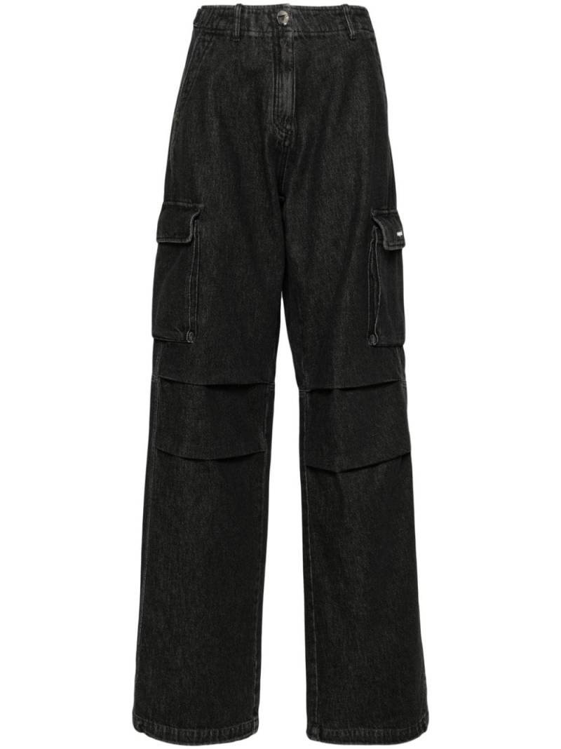 Coperni mid-rise wide-leg jeans - Black von Coperni