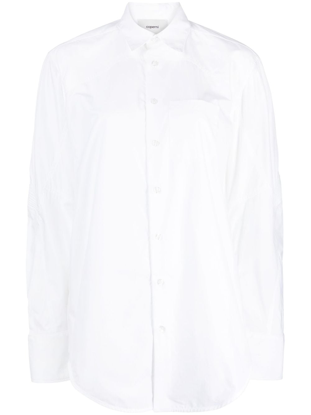 Coperni oversized cotton shirt - White von Coperni