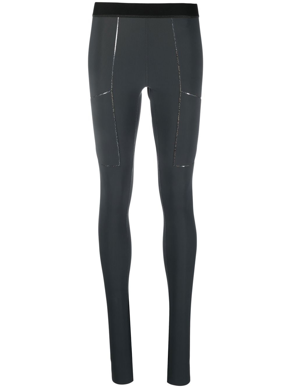 Coperni panelled stretch leggings - Grey von Coperni