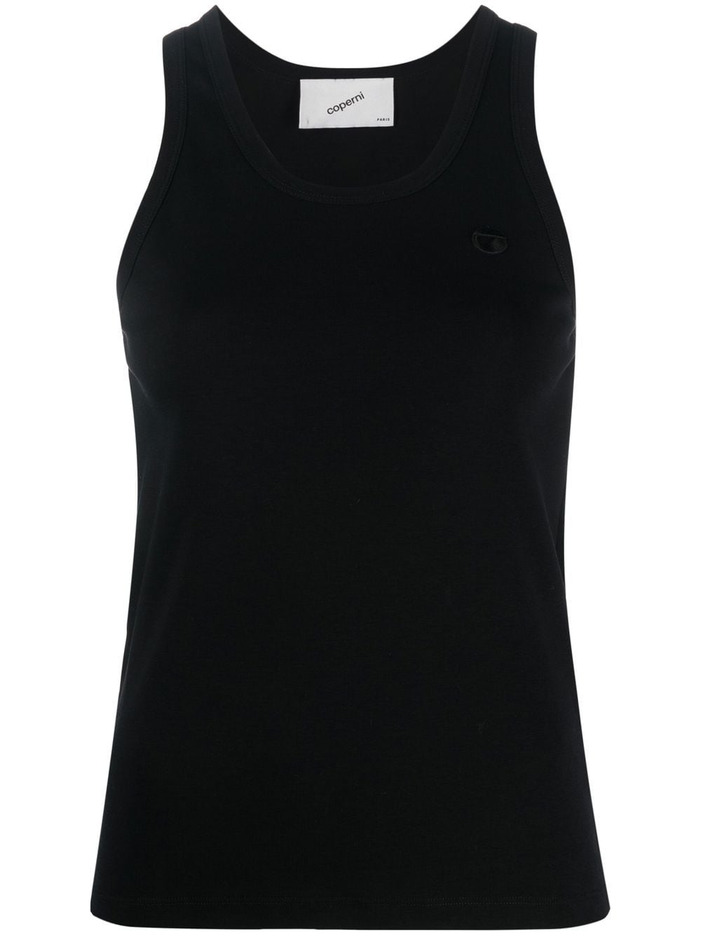 Coperni round-neck cotton tank top - Black von Coperni