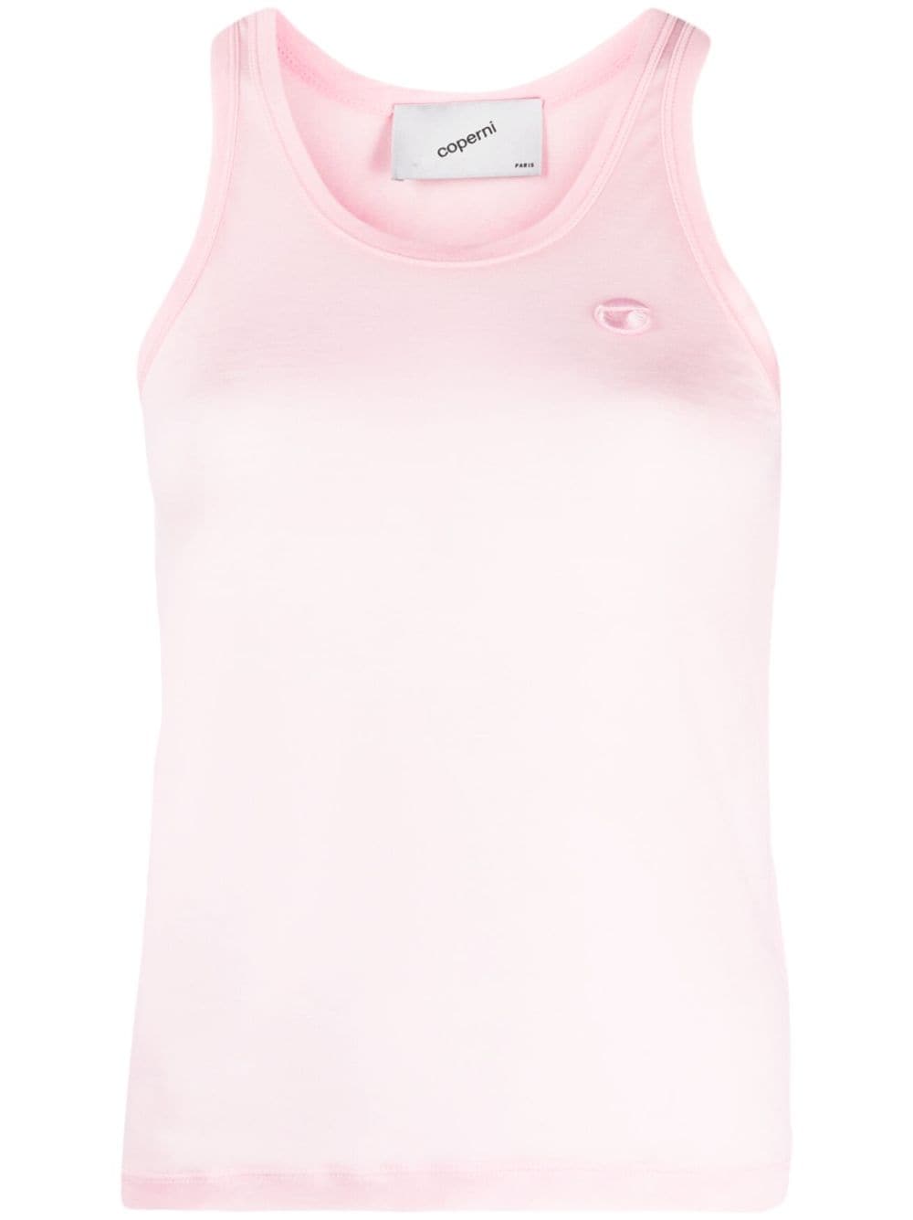 Coperni semi-sheer racerback top - Pink von Coperni