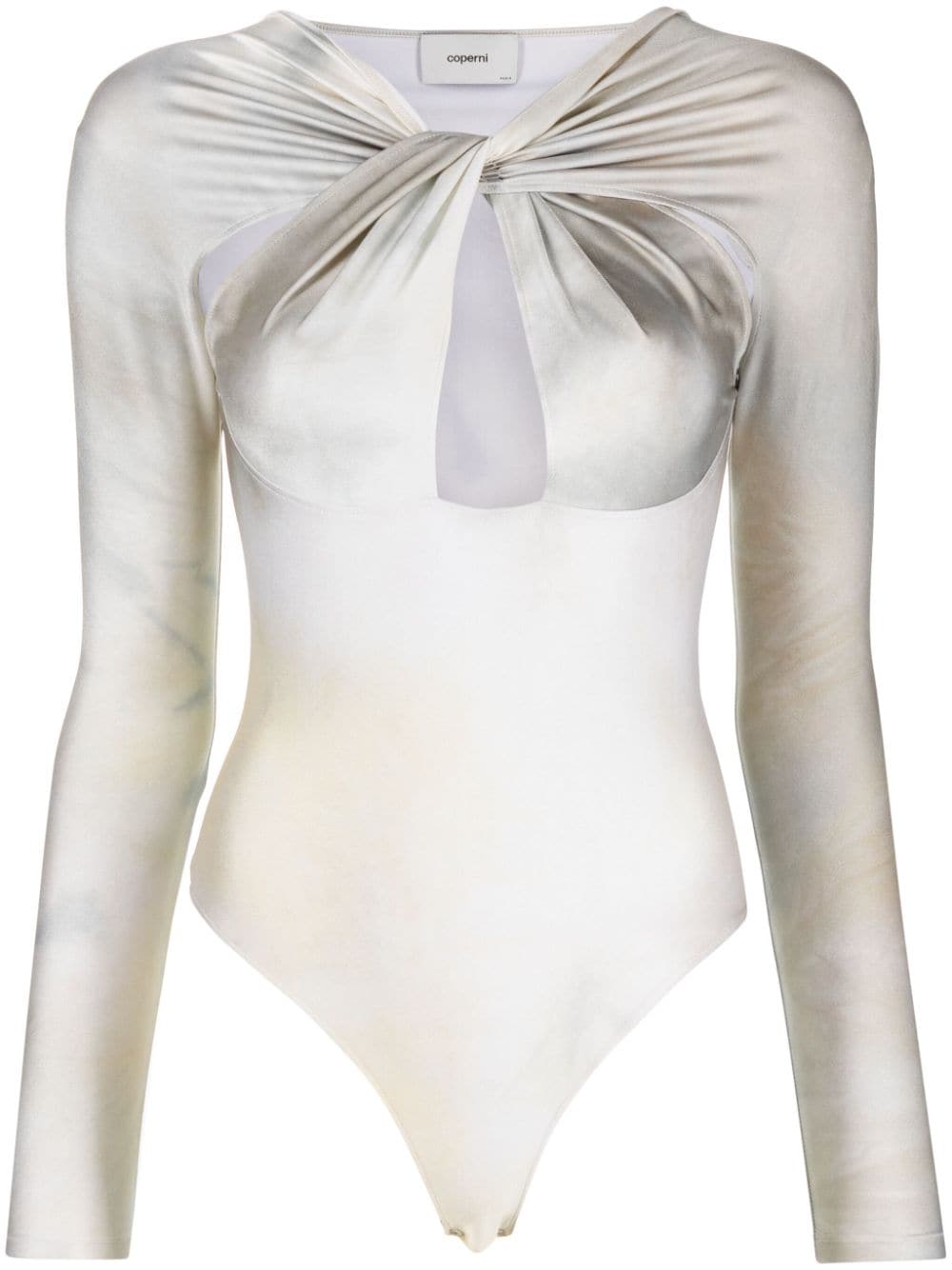 Coperni twisted cut-out bodysuit - Neutrals von Coperni