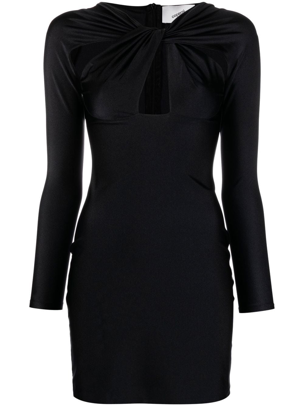 Coperni twisted cut-out minidress - Black von Coperni