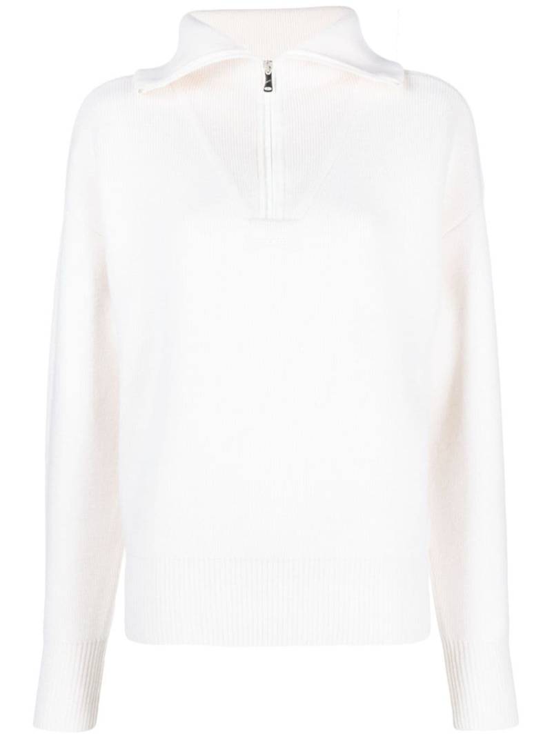 Coperni wool-blend half-zip jumper - White von Coperni