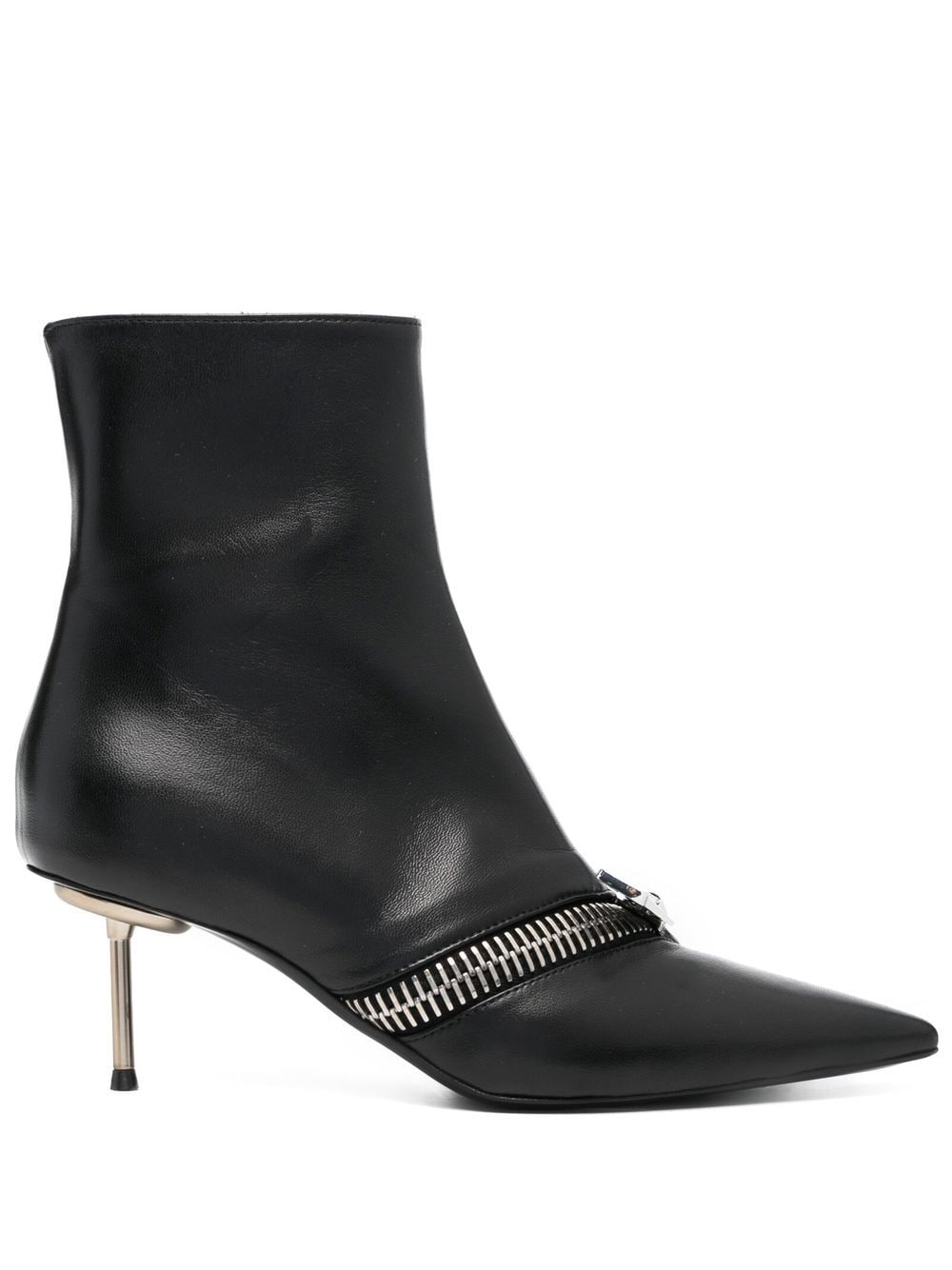 Coperni zip-detail leather ankle boots - Black von Coperni