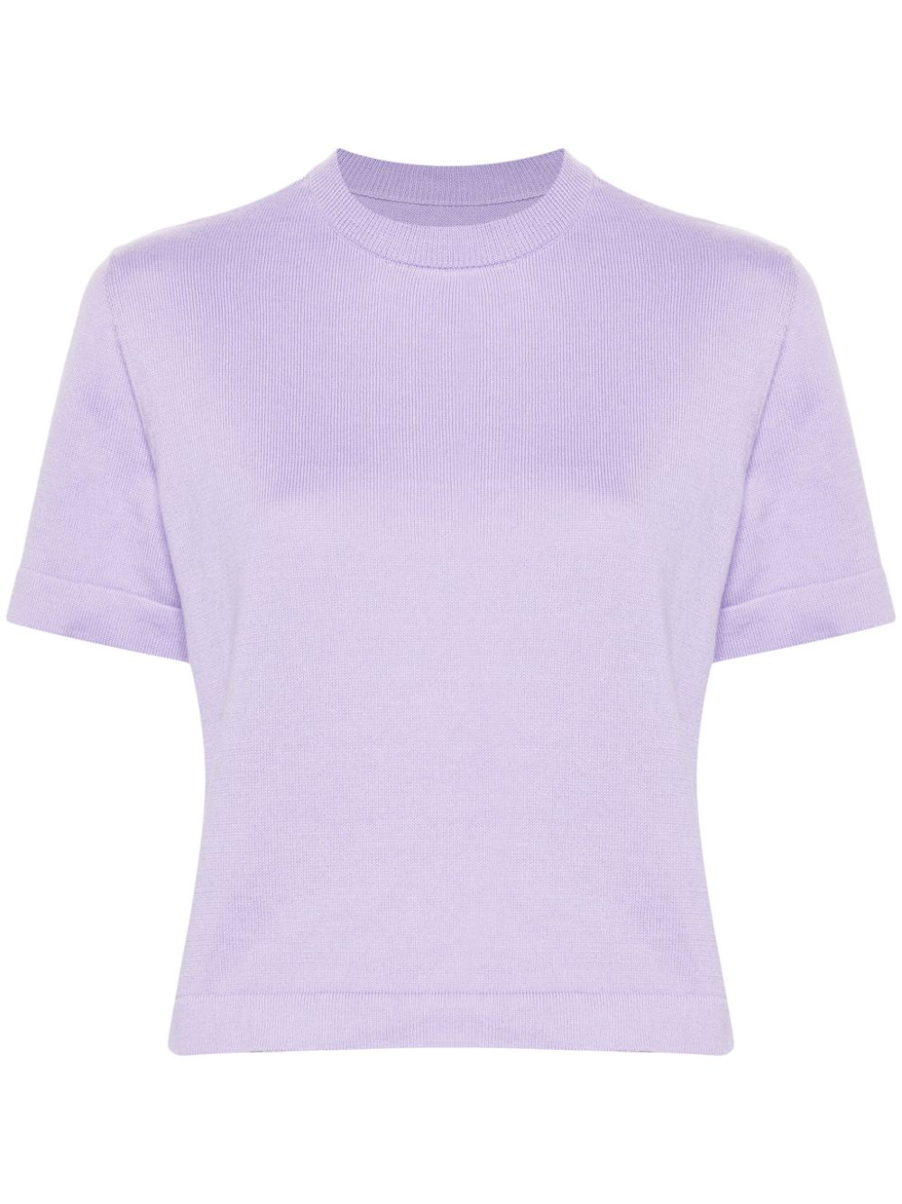 Cordera fine-knit cotton T-shirt - Purple von Cordera