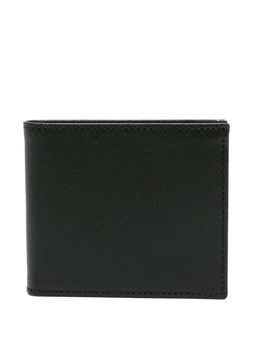Corneliani bi-fold grained leather wallet - Black von Corneliani