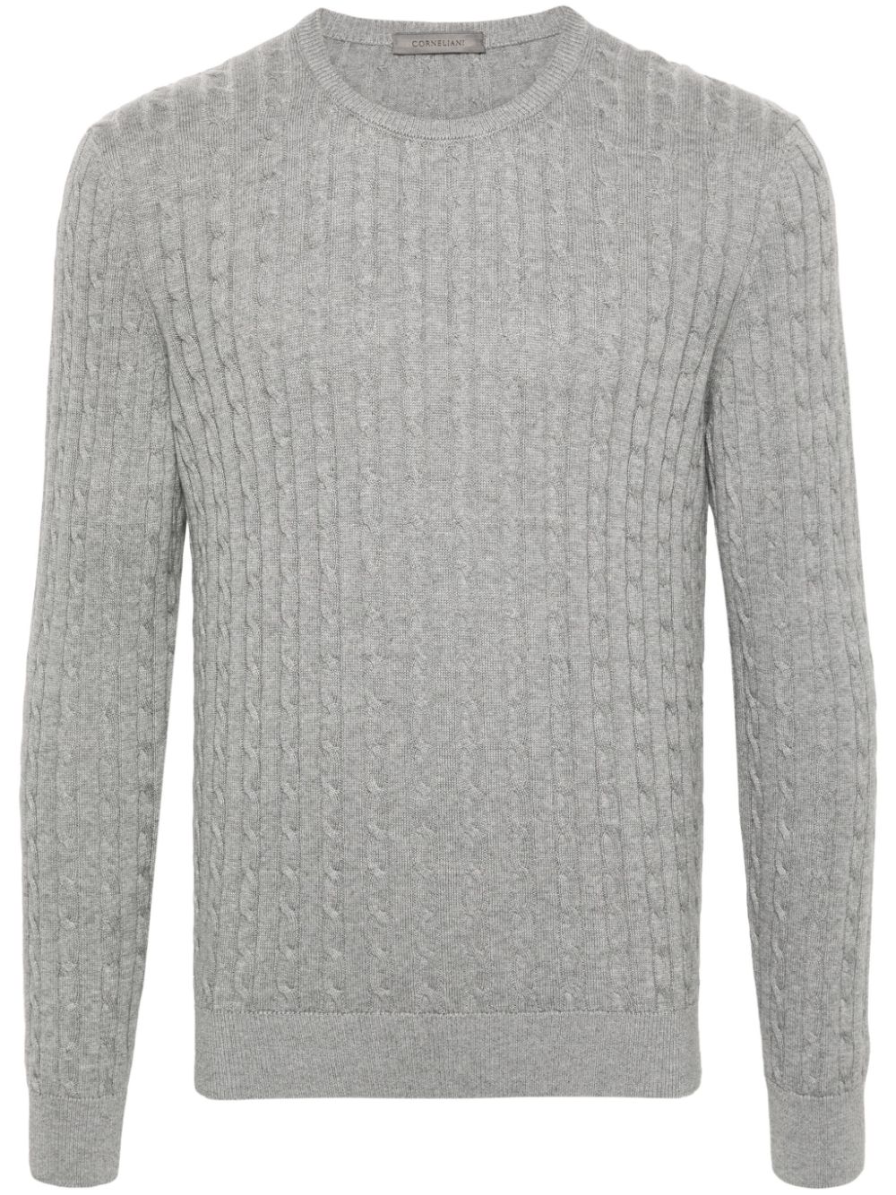 Corneliani cable-knit jumper - Grey von Corneliani