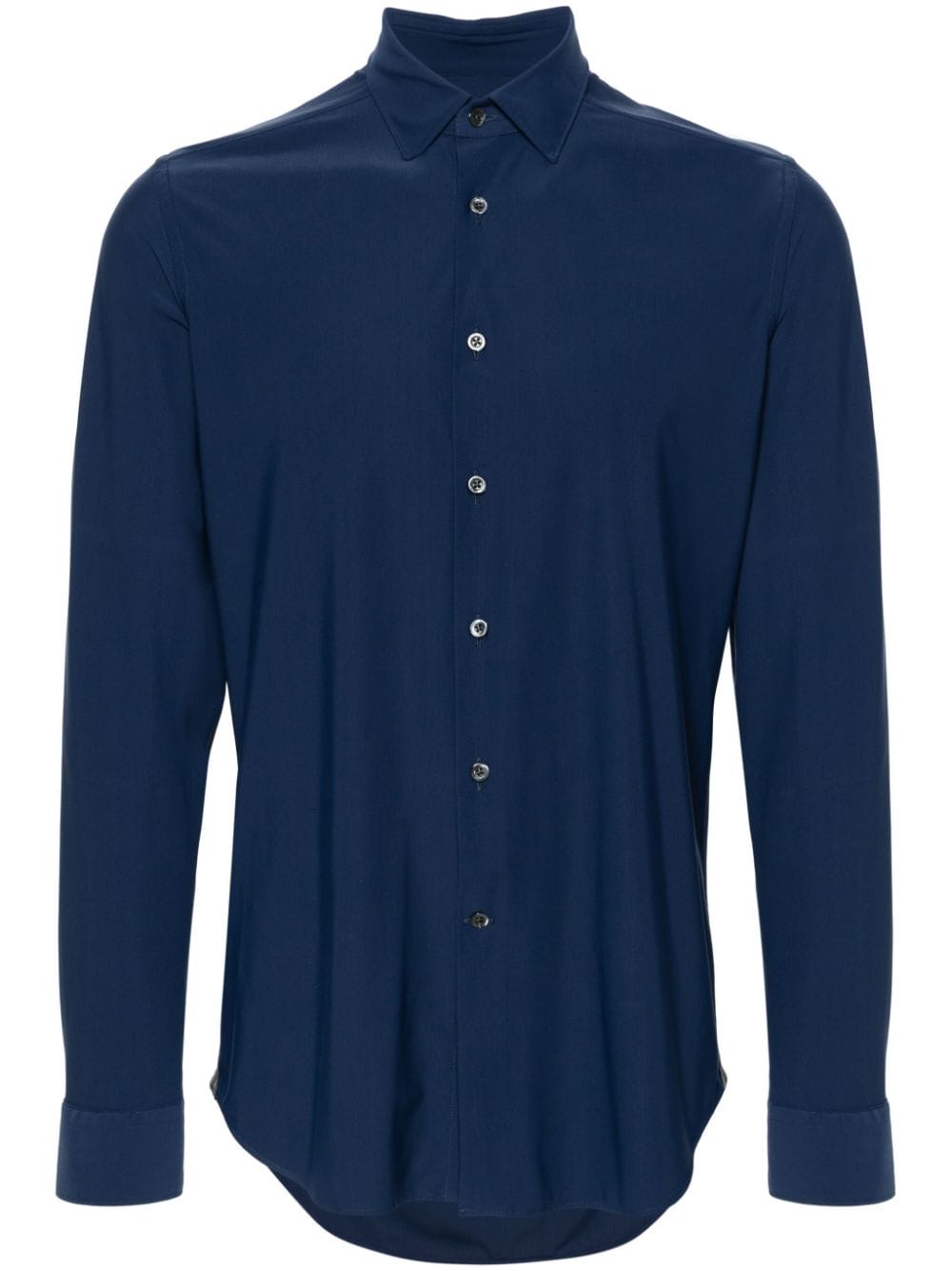 Corneliani classic-collar buttoned shirt - Blue von Corneliani