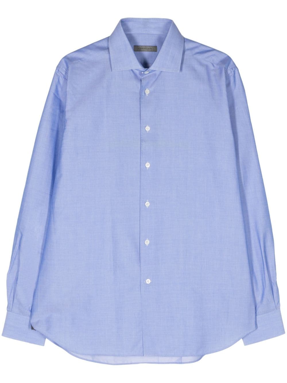 Corneliani classic-collar cotton shirt - Blue von Corneliani