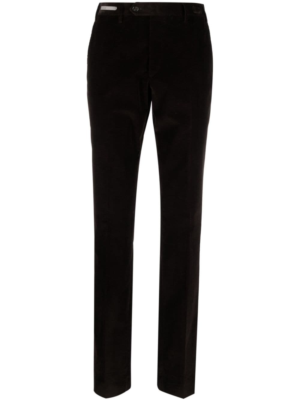 Corneliani corduroy straight-leg trousers - Brown von Corneliani