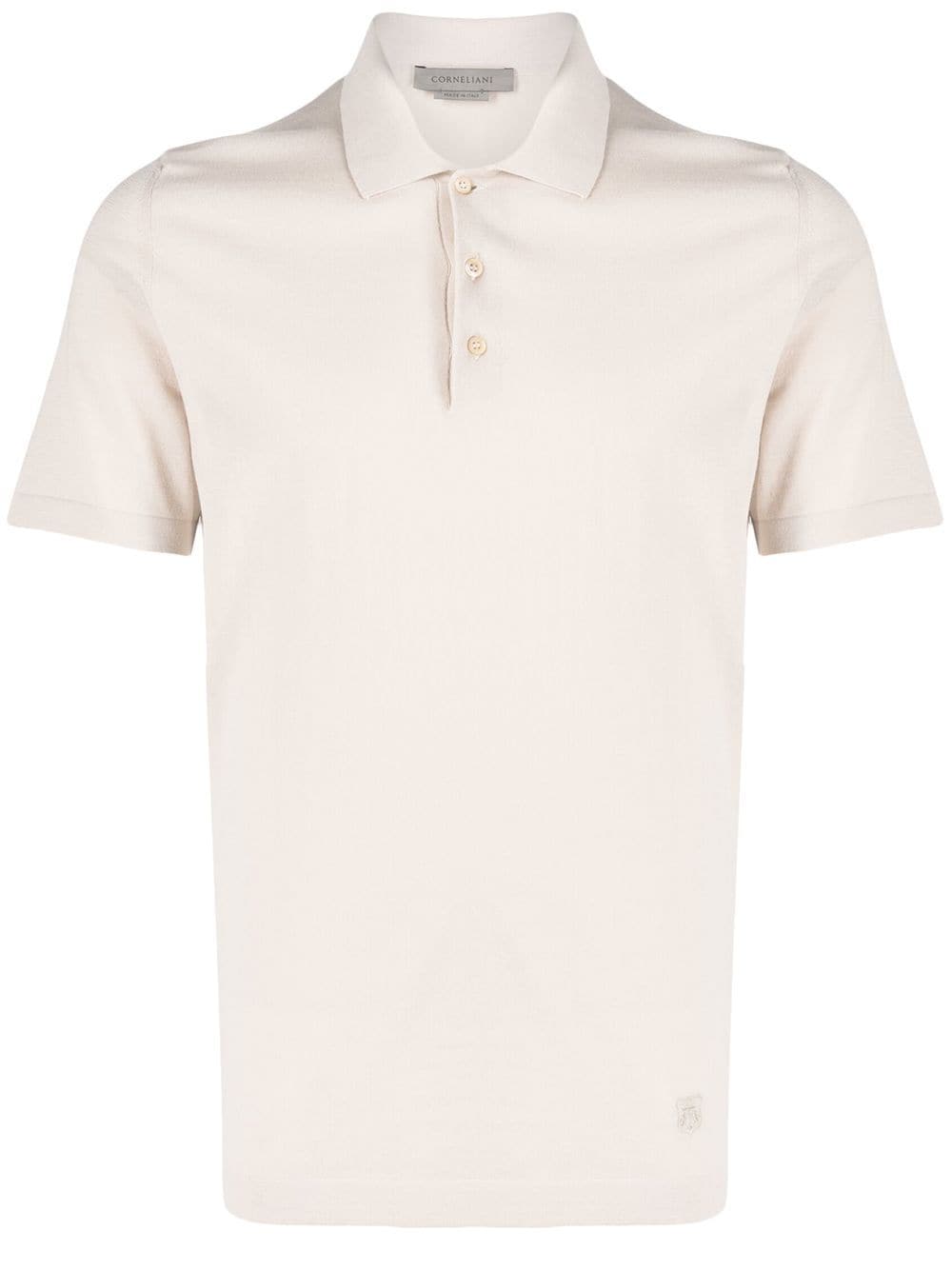 Corneliani cotton fine-knit polo shirt - Neutrals von Corneliani