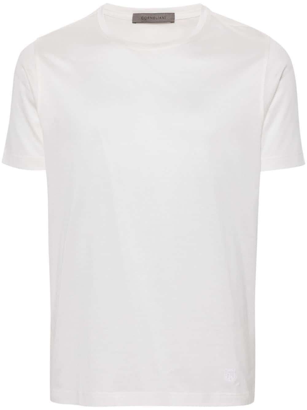 Corneliani crew-neck cotton T-shirt - White von Corneliani