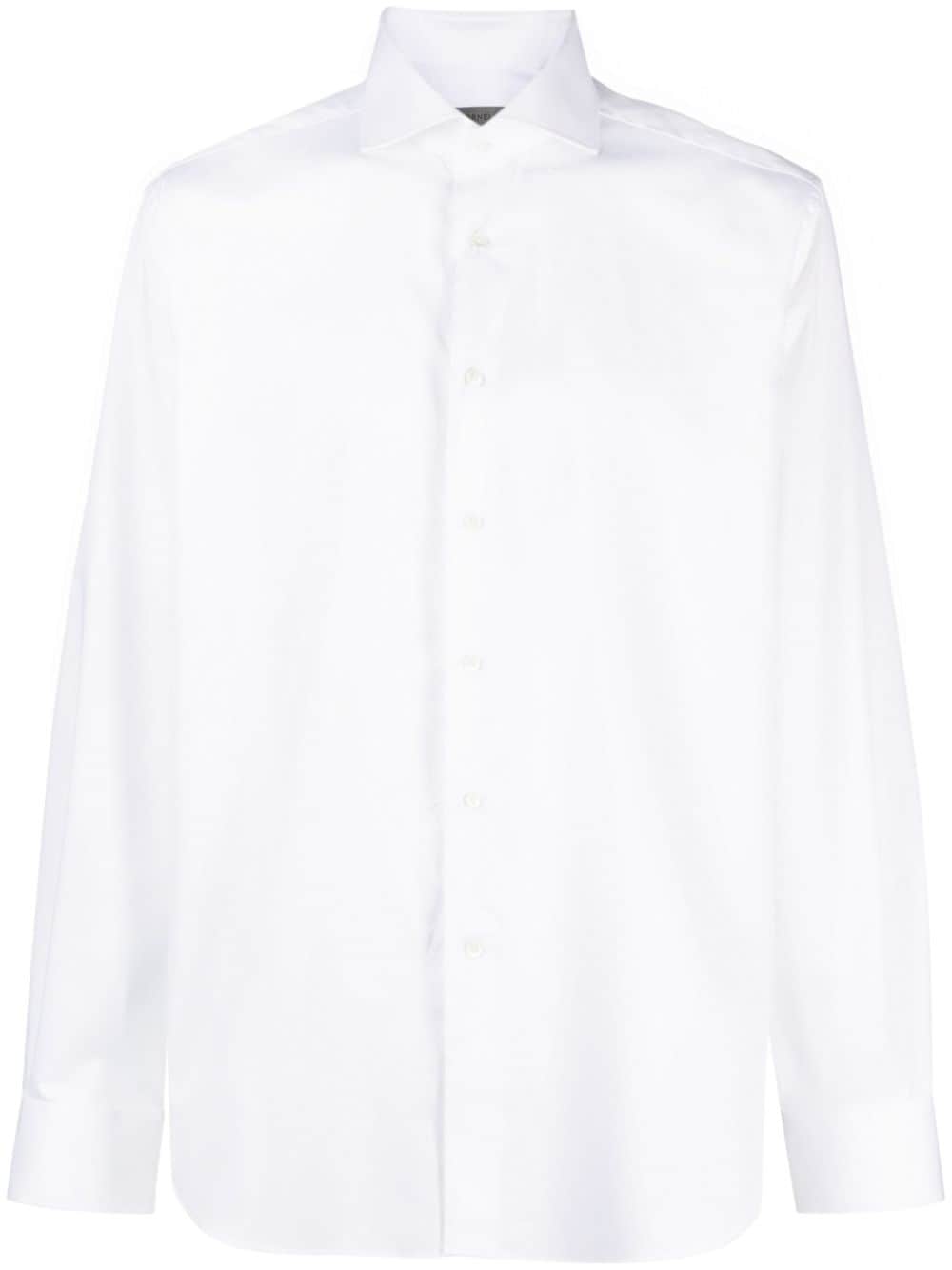 Corneliani cutaway-collar button-up shirt - White von Corneliani