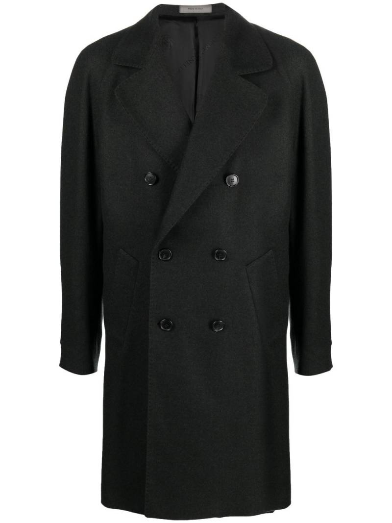 Corneliani double-breasted wool coat - Green von Corneliani