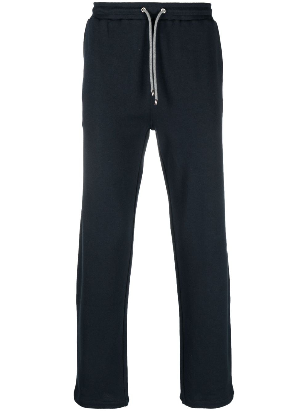 Corneliani drawstring cotton track pants - Blue von Corneliani