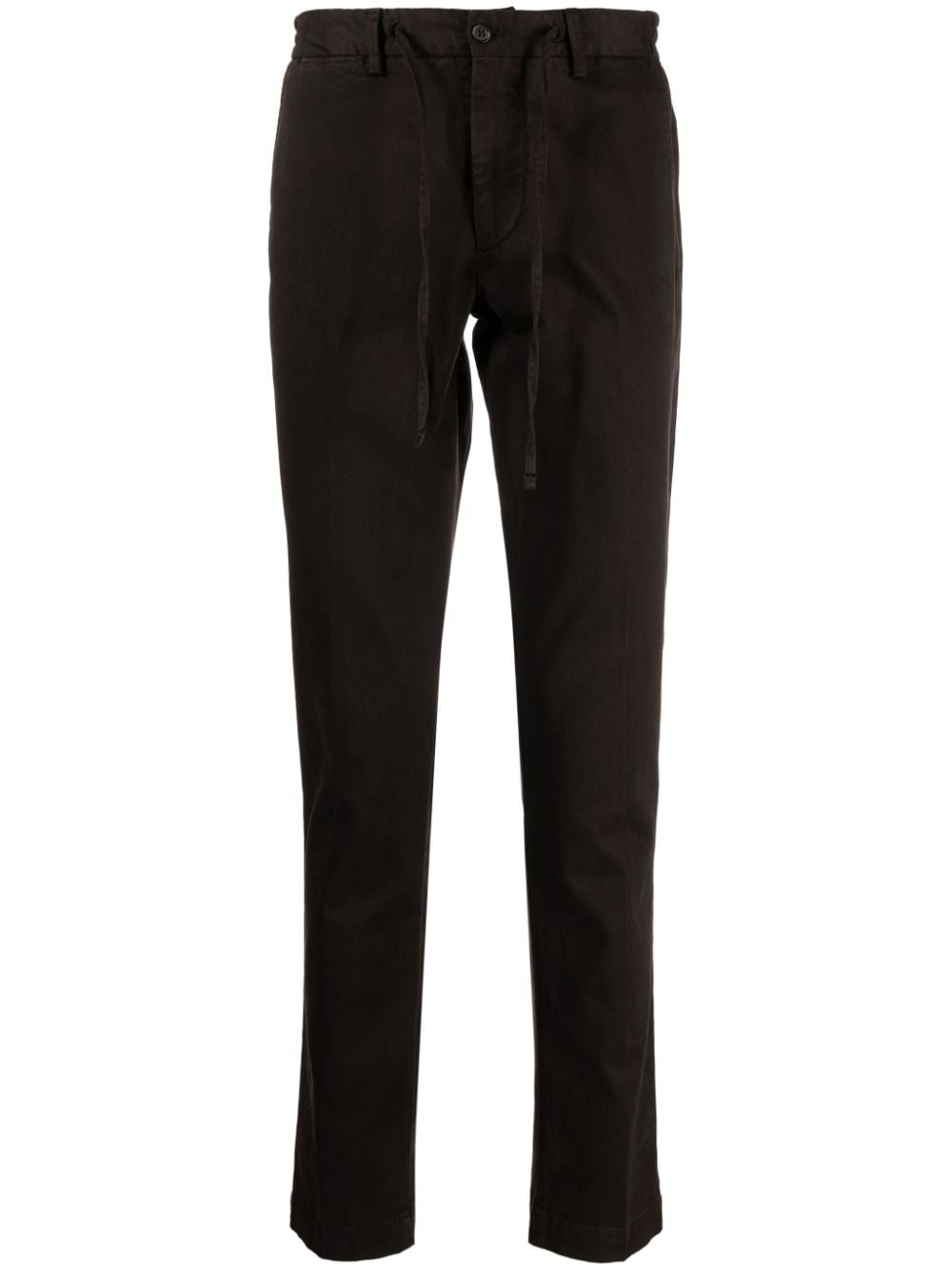 Corneliani drawstring tapered trousers - Brown von Corneliani