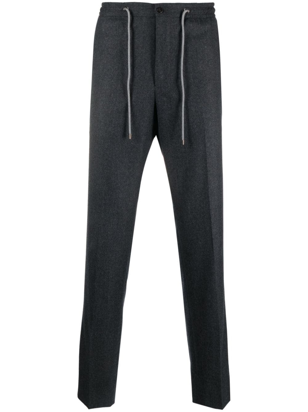 Corneliani drawstring-waist tailored trousers - Grey von Corneliani