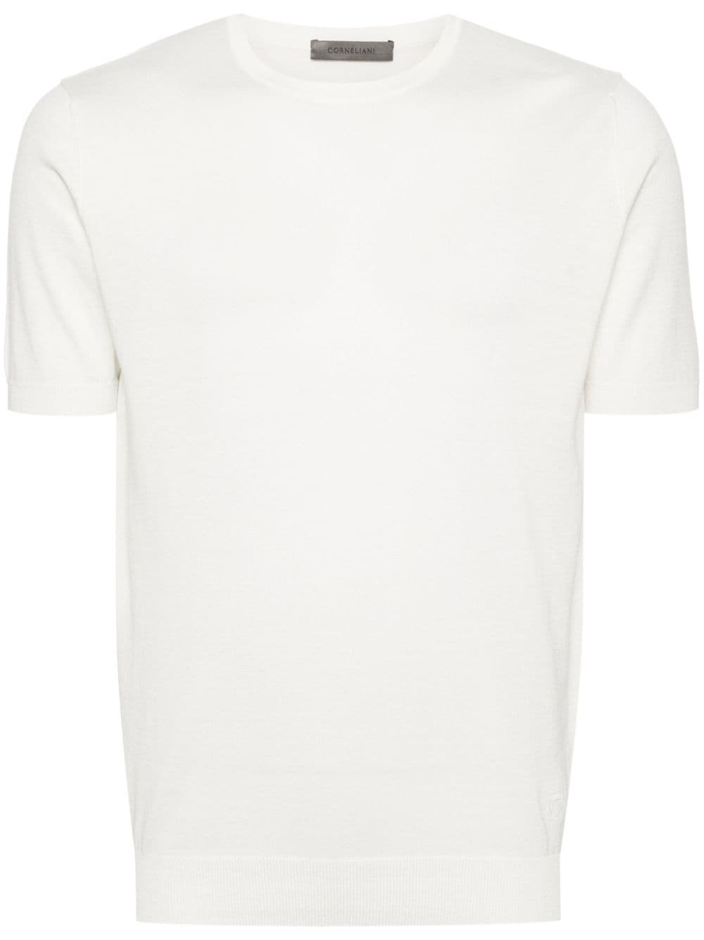 Corneliani fine-knit T-shirt - White von Corneliani