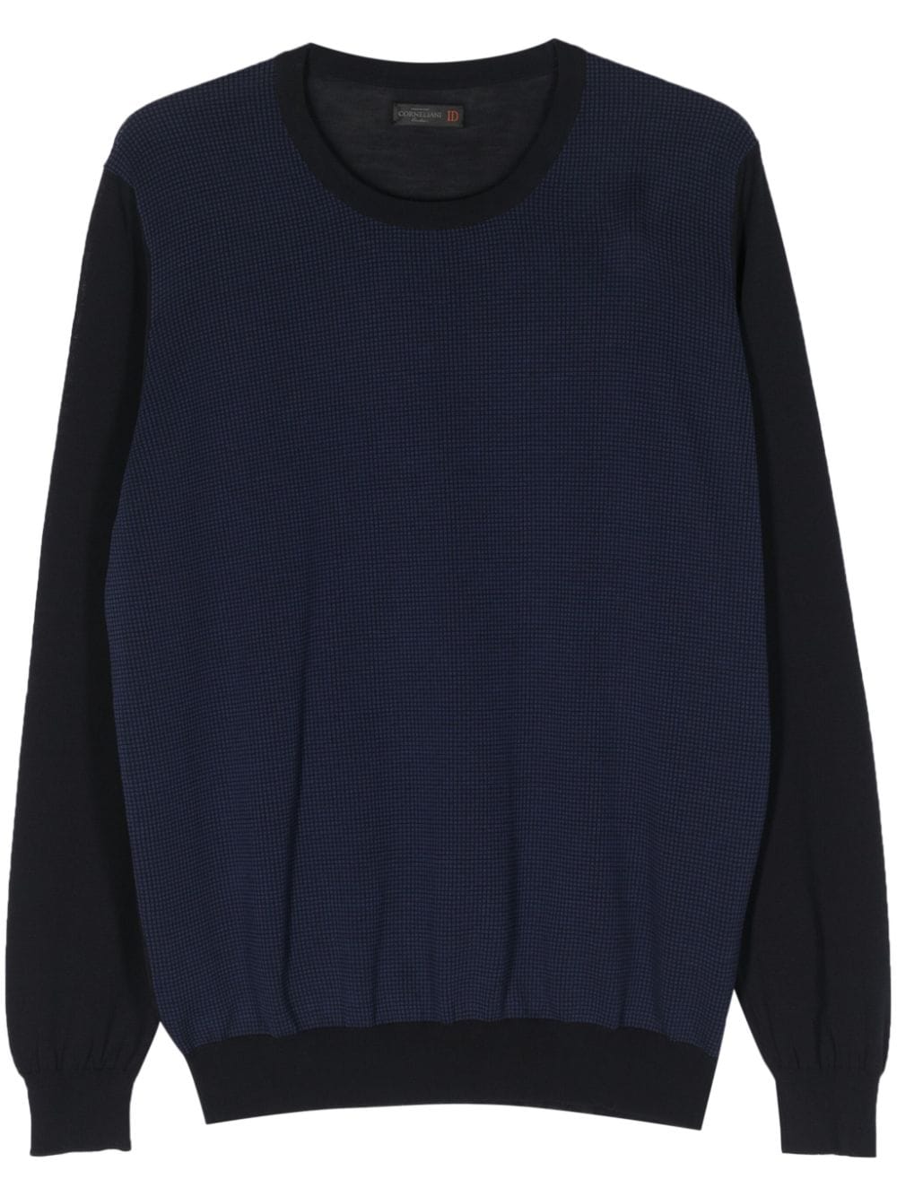 Corneliani fine-knit cotton jumper - Blue von Corneliani