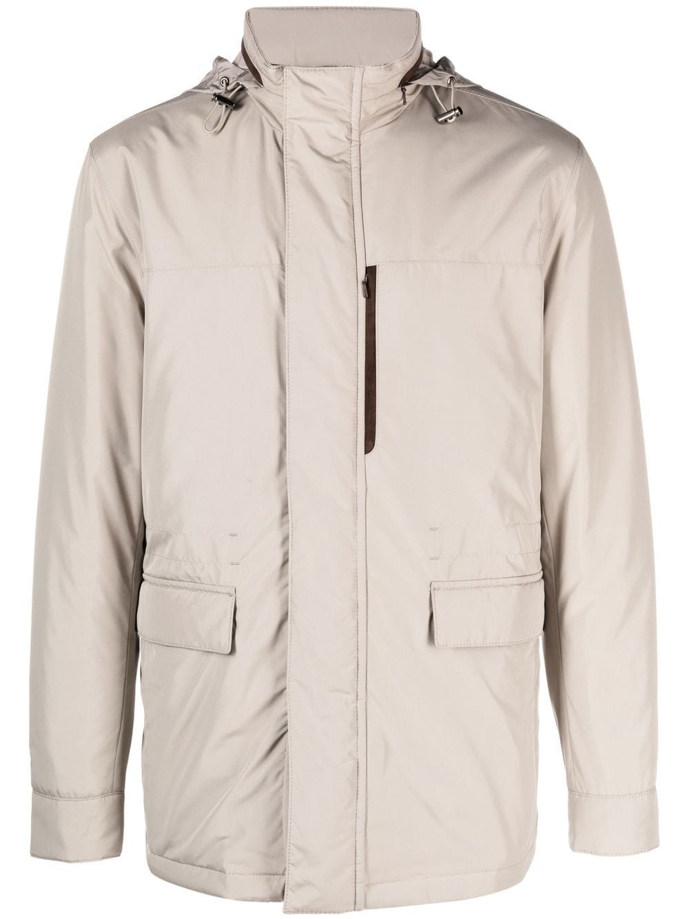 Corneliani high-neck lightweight jacket - Neutrals von Corneliani