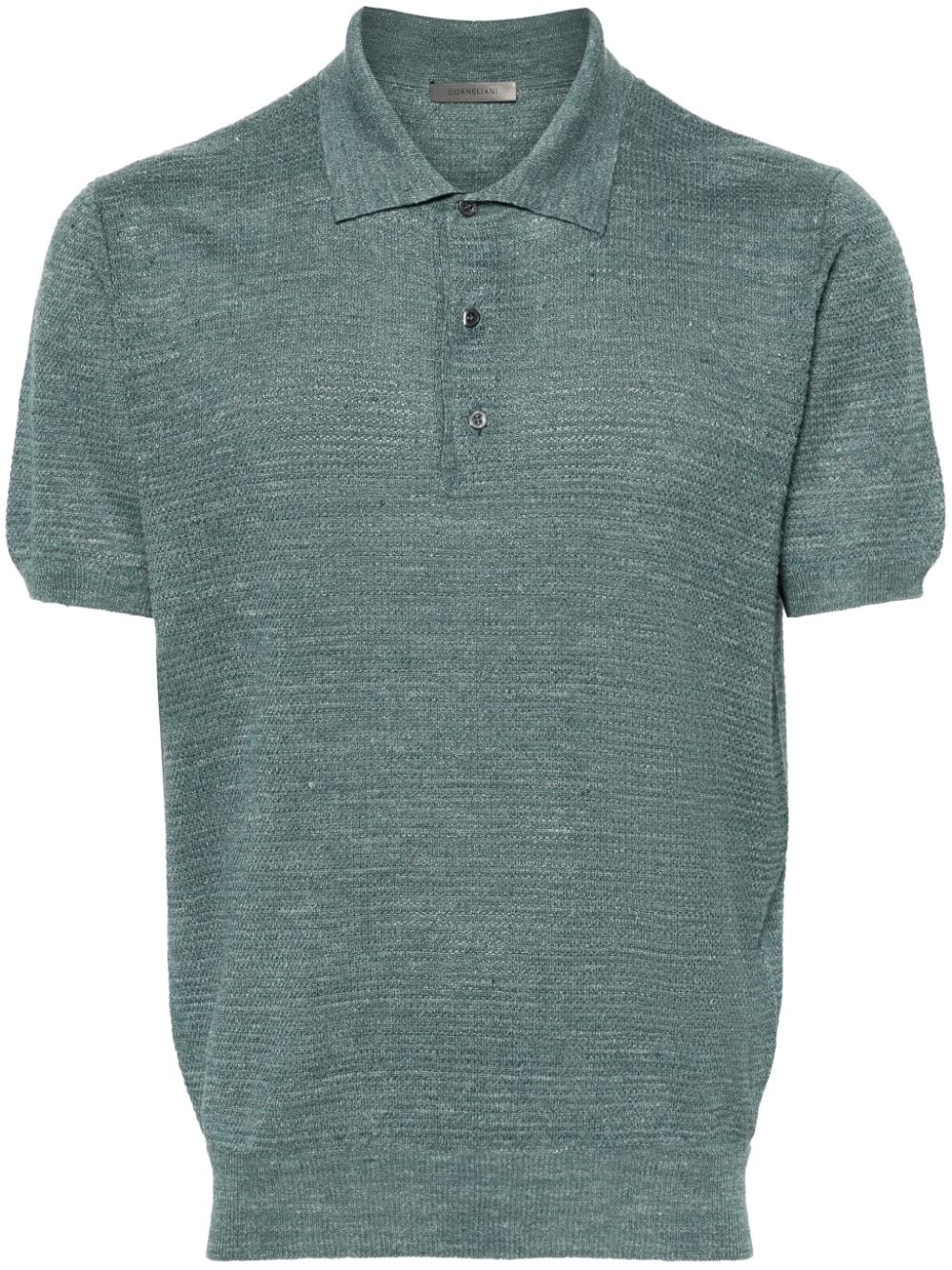 Corneliani jersey-knit polo shirt - Green von Corneliani