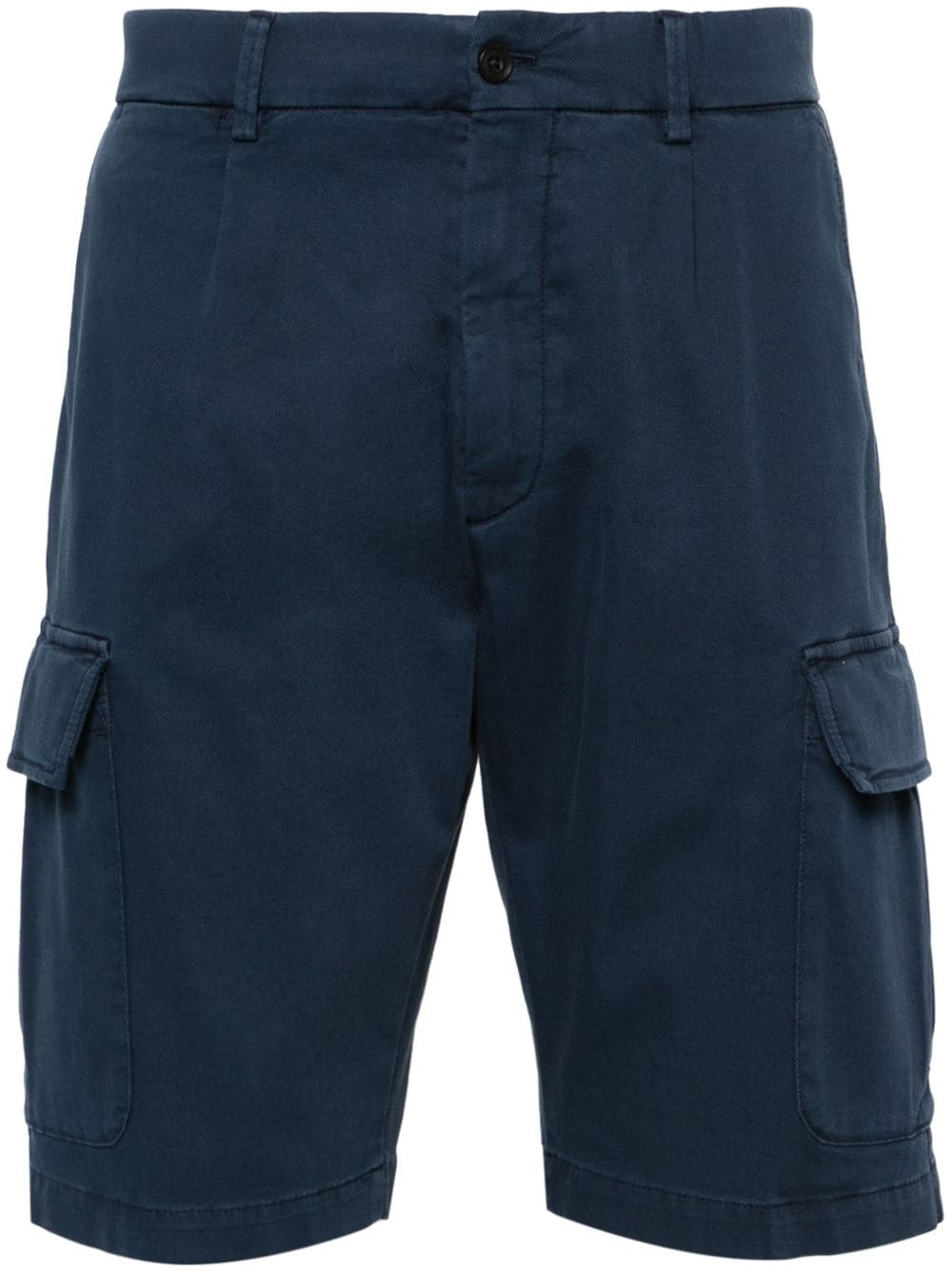 Corneliani knee-length cargo shorts - Blue von Corneliani