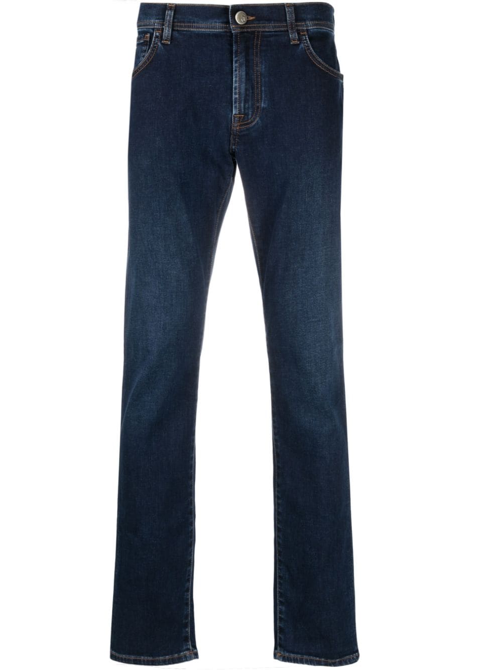 Corneliani low-rise straight-leg jeans - Blue von Corneliani