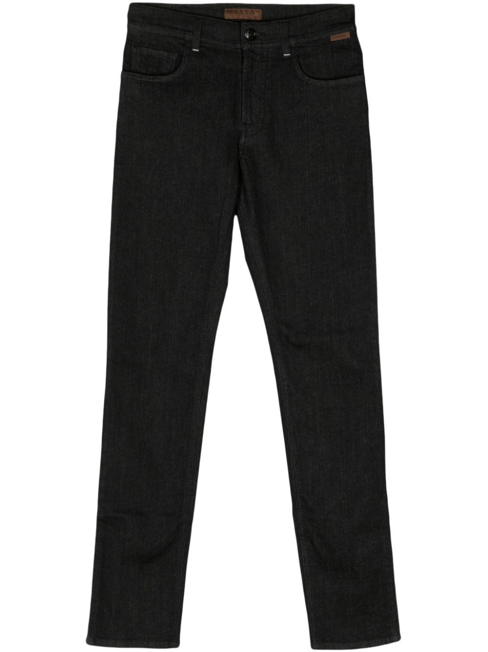 Corneliani mid-rise slim-fit jeans - Black von Corneliani