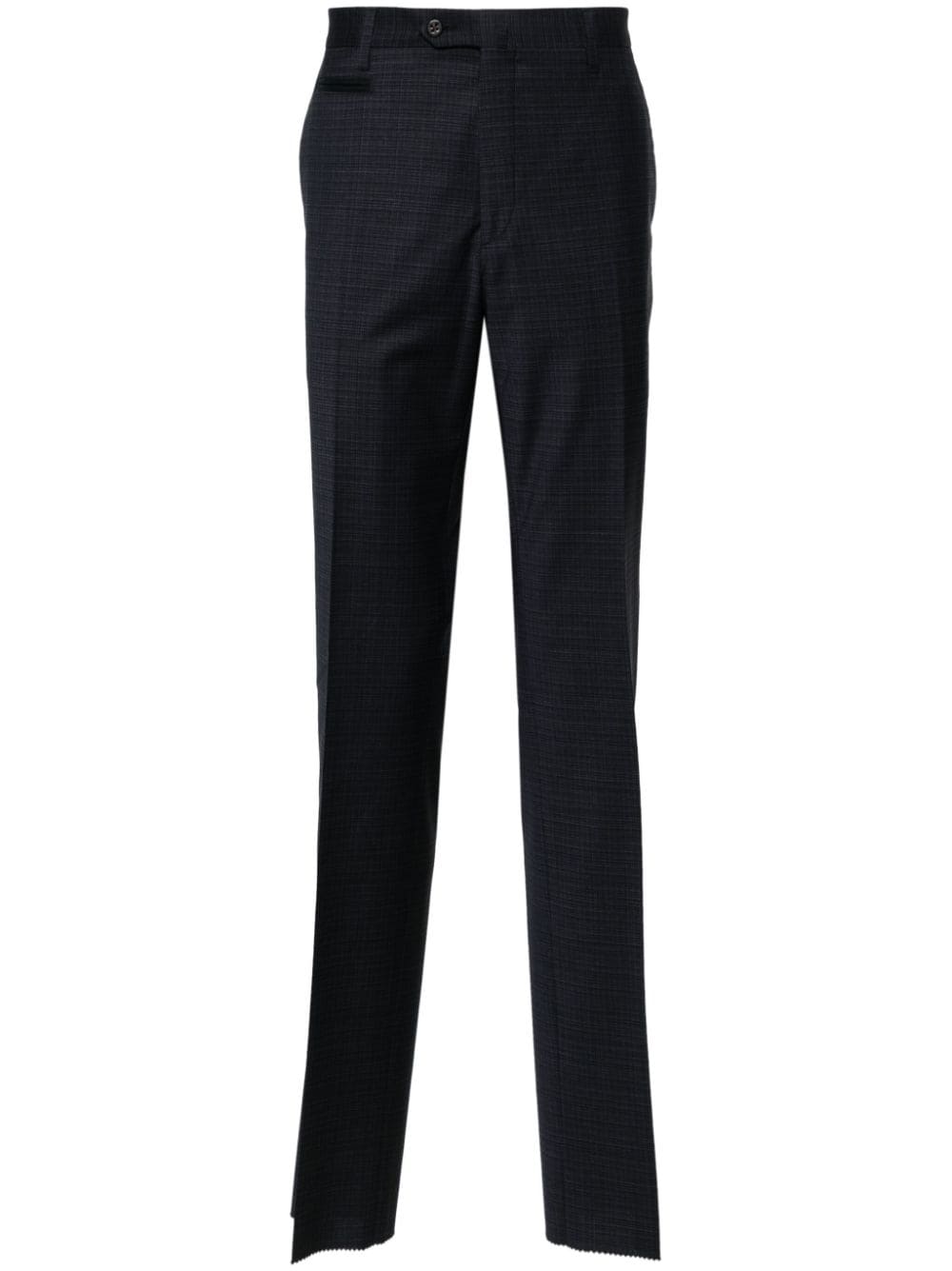 Corneliani mid-rise tailored trousers - Blue von Corneliani