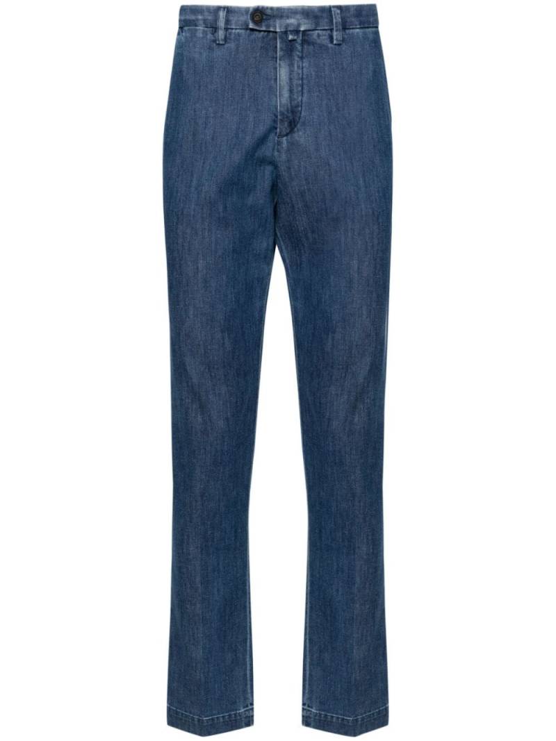 Corneliani mid-rise tapered jeans - Blue von Corneliani