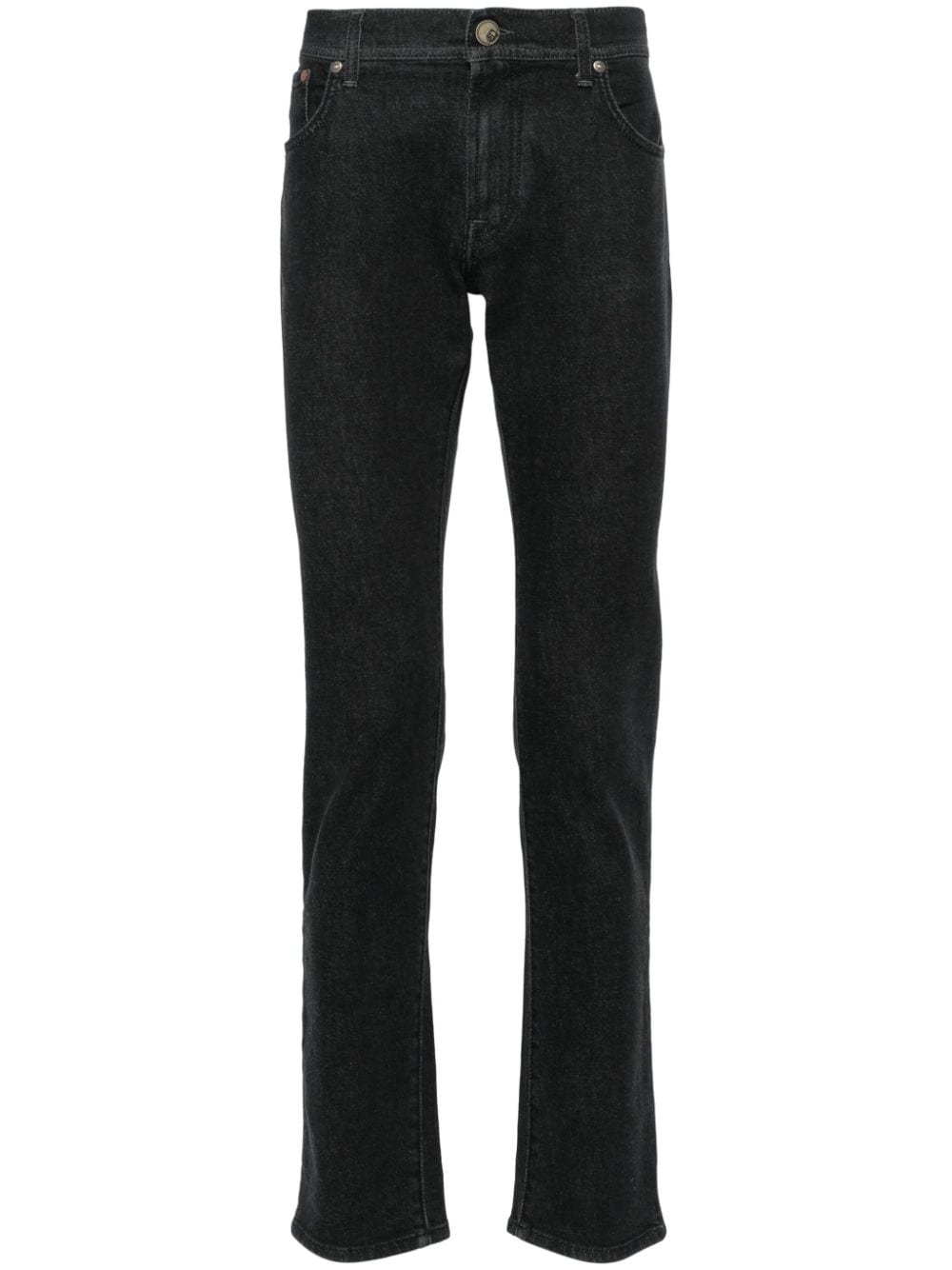 Corneliani mid-rise tapered jeans - Grey von Corneliani