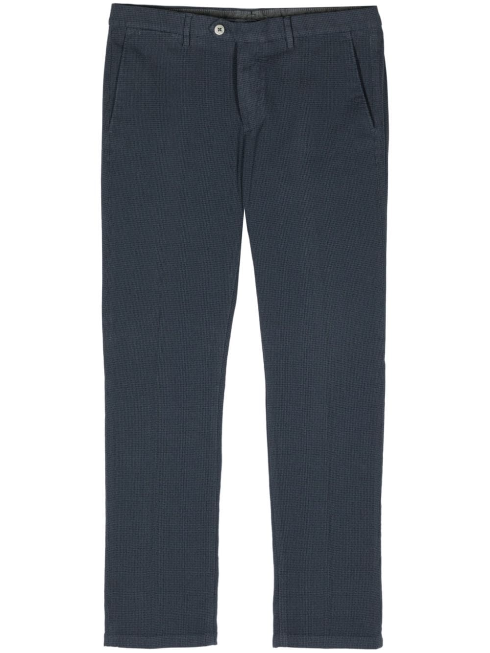 Corneliani mid-rise tapered trousers - Blue von Corneliani