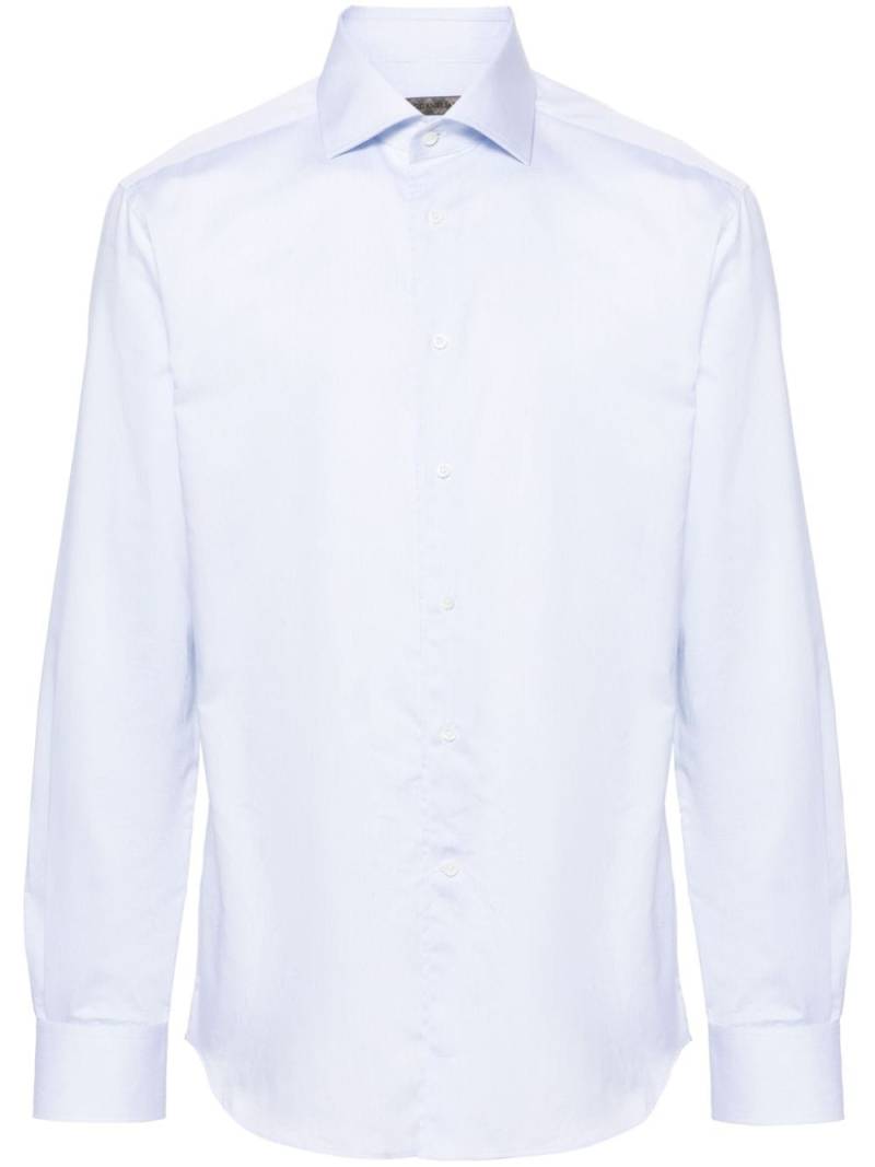 Corneliani pointed-collar cotton shirt - Blue von Corneliani