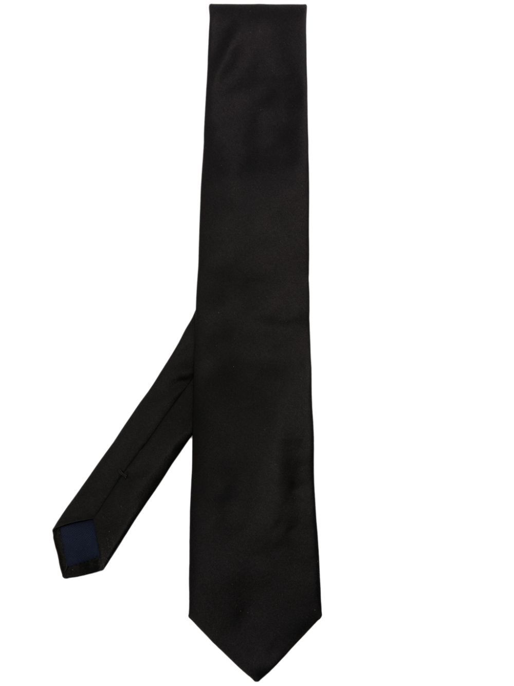 Corneliani pointed-tip silk tie - Black von Corneliani