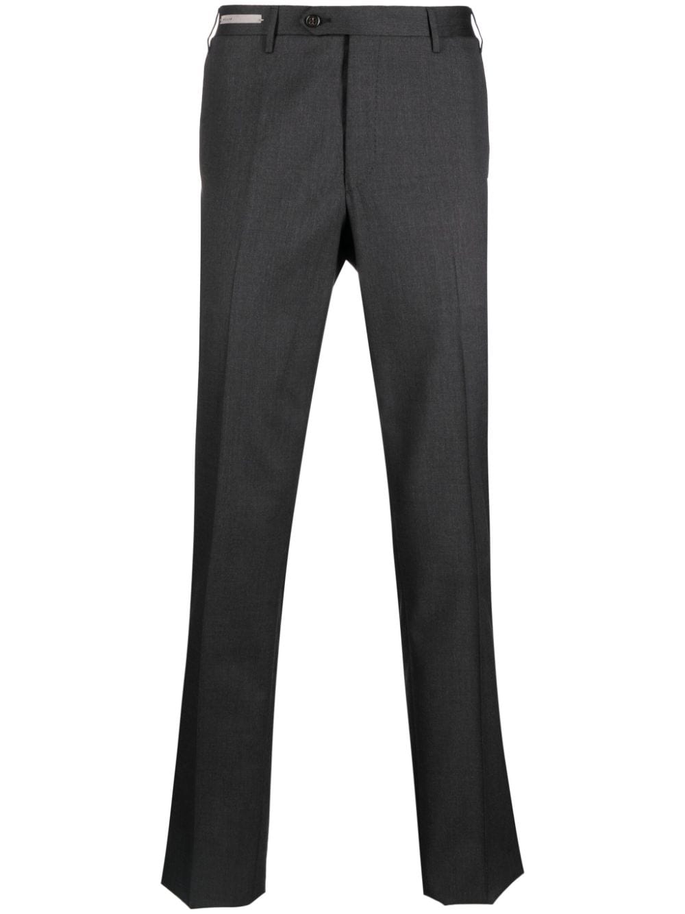Corneliani pressed-crease tailored trousers - Grey von Corneliani