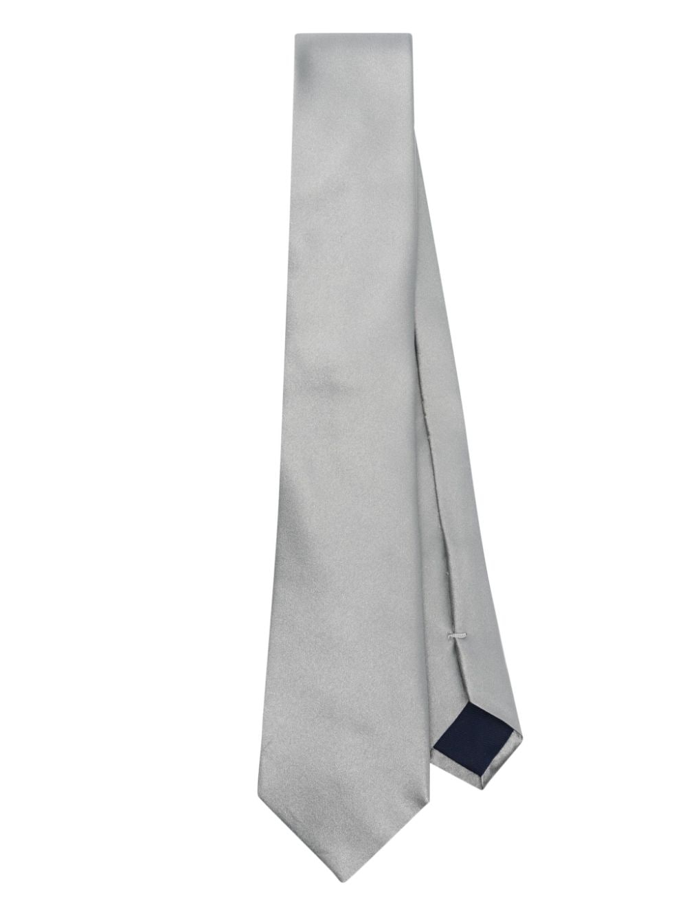 Corneliani satin-finish tie - Grey von Corneliani