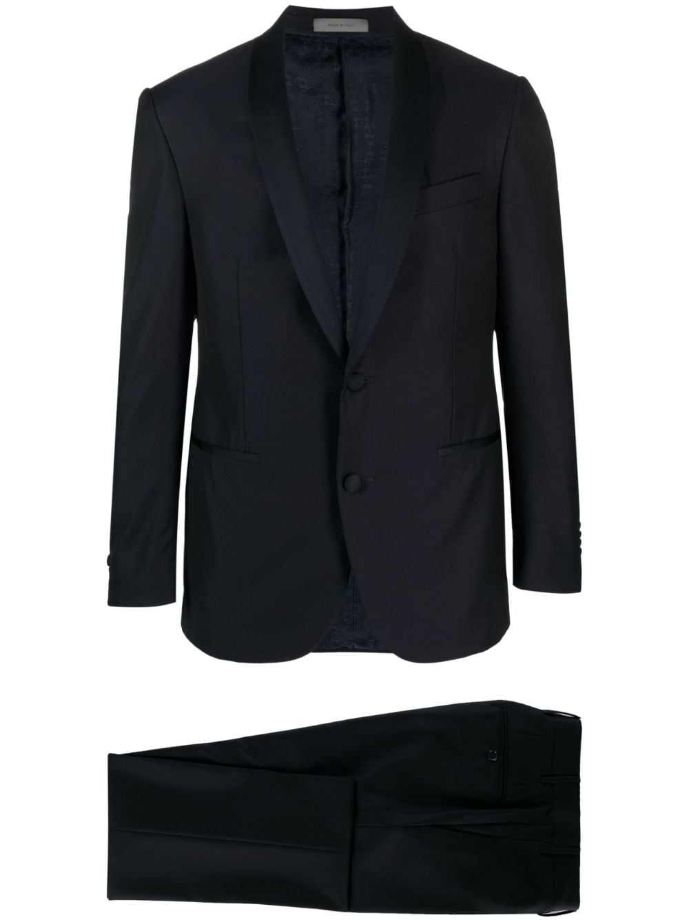 Corneliani shawl-lapel single-breasted suit - Blue von Corneliani